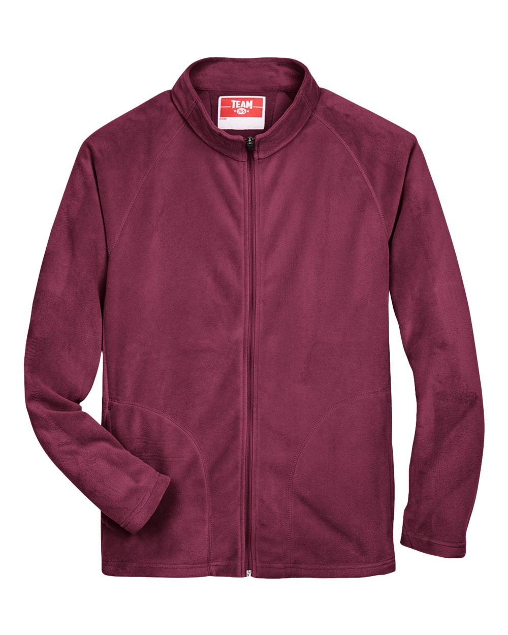 Team 365 TT90 Campus Microfleece Jacket in Sport Maroon