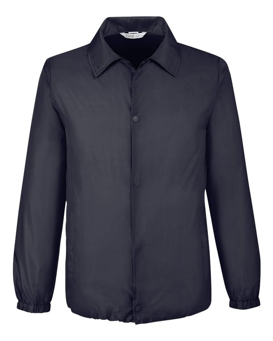 Team 365 TT75 Zone Protect Coaches Jacket in Black