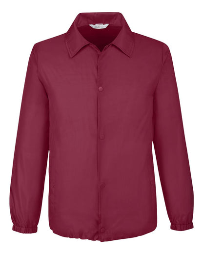 Team 365 TT75 Zone Protect Coaches Jacket in Sport Maroon