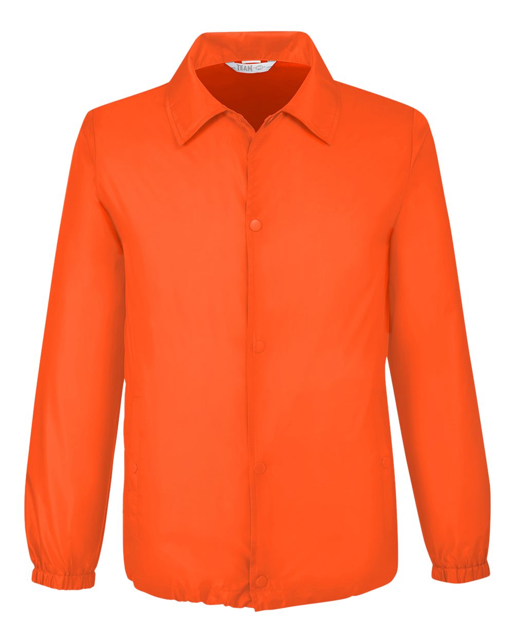 Team 365 TT75 Zone Protect Coaches Jacket in Sport Orange
