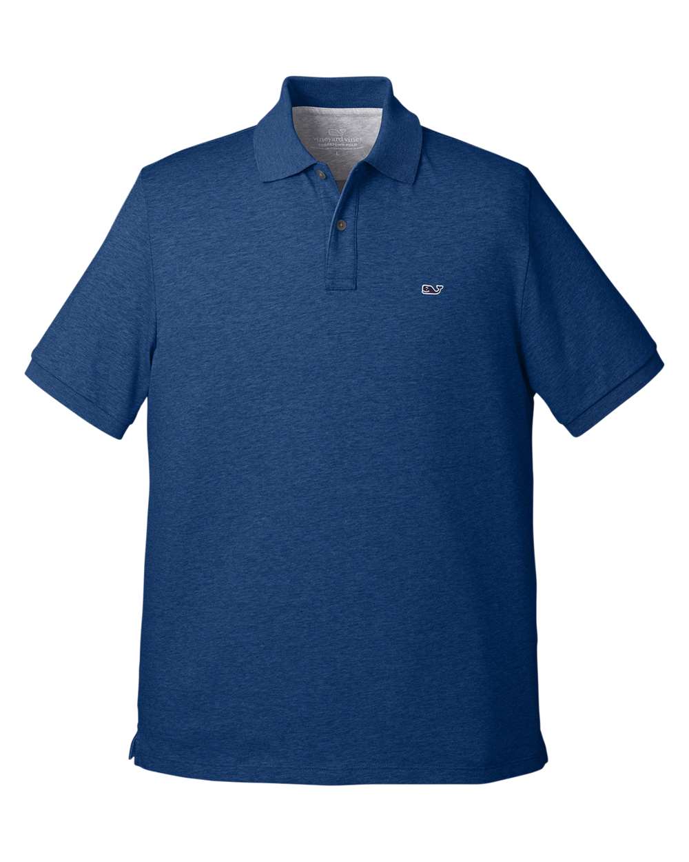 vineyard vines Men's Edgartown Pique Polo blank in Deep Bay, style G011147