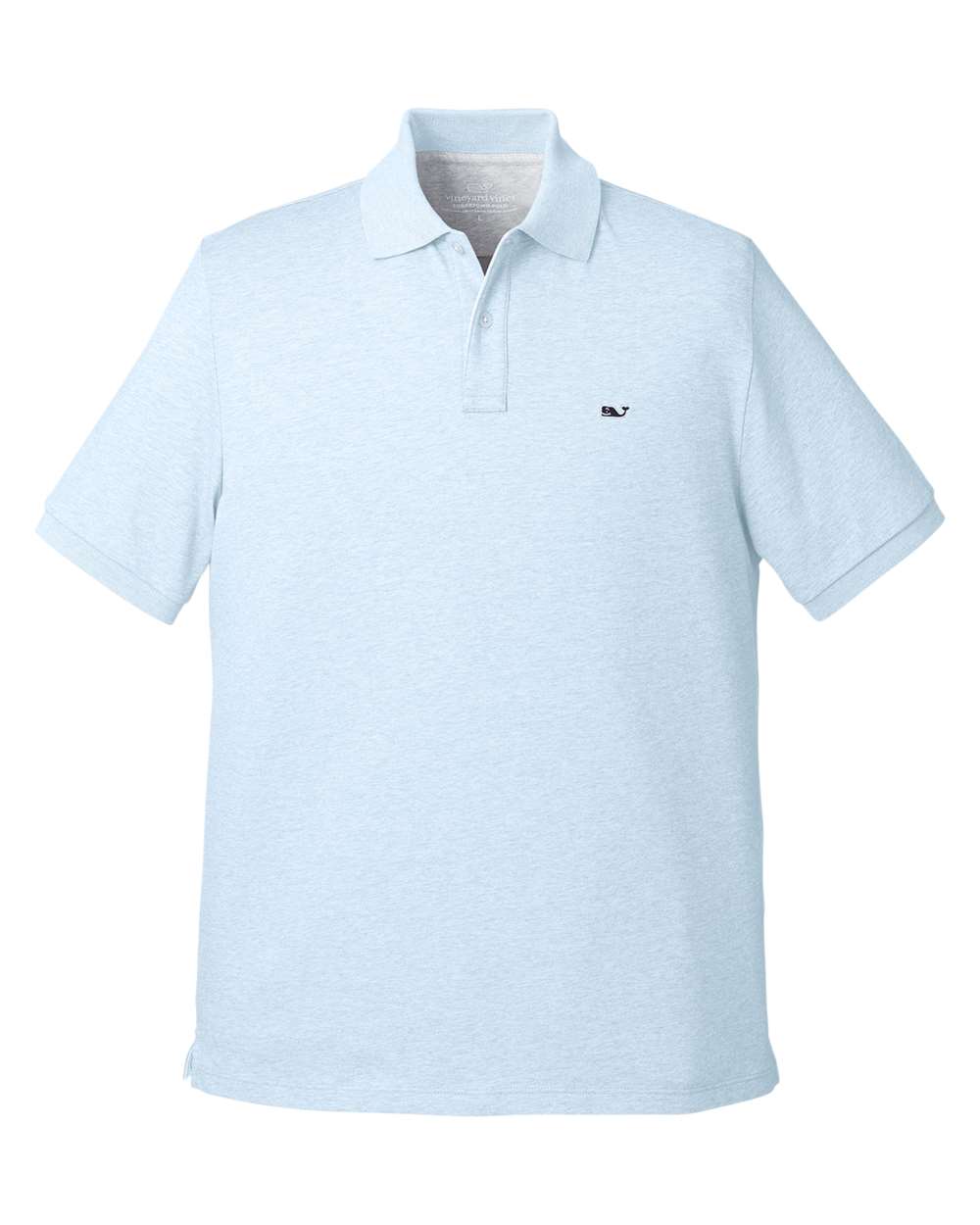 vineyard vines Men's Edgartown Pique Polo blank in Jake Blue, style G011147