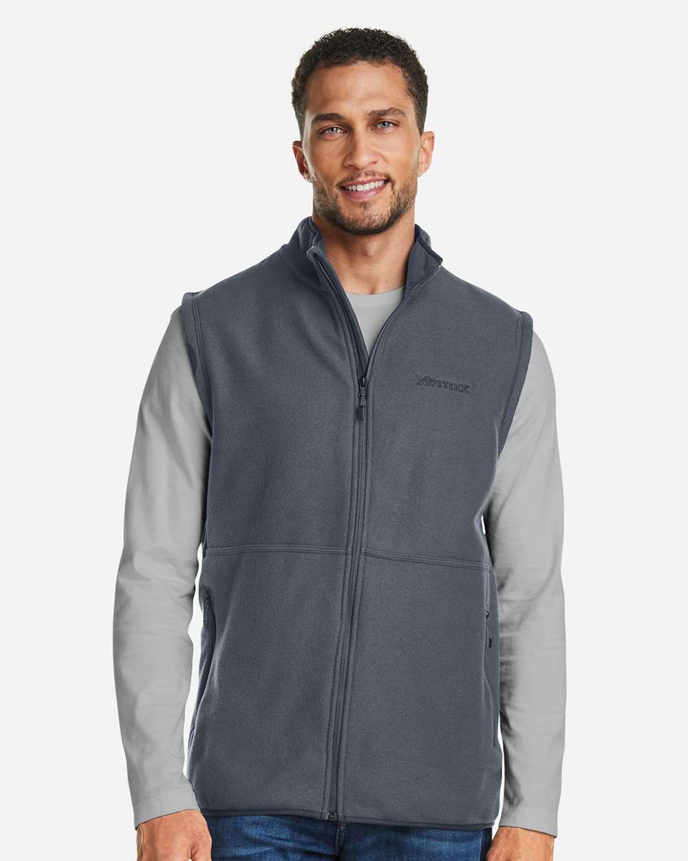 Marmot Men's M2 Rocklin Vest in Steel Onyx, style M15778