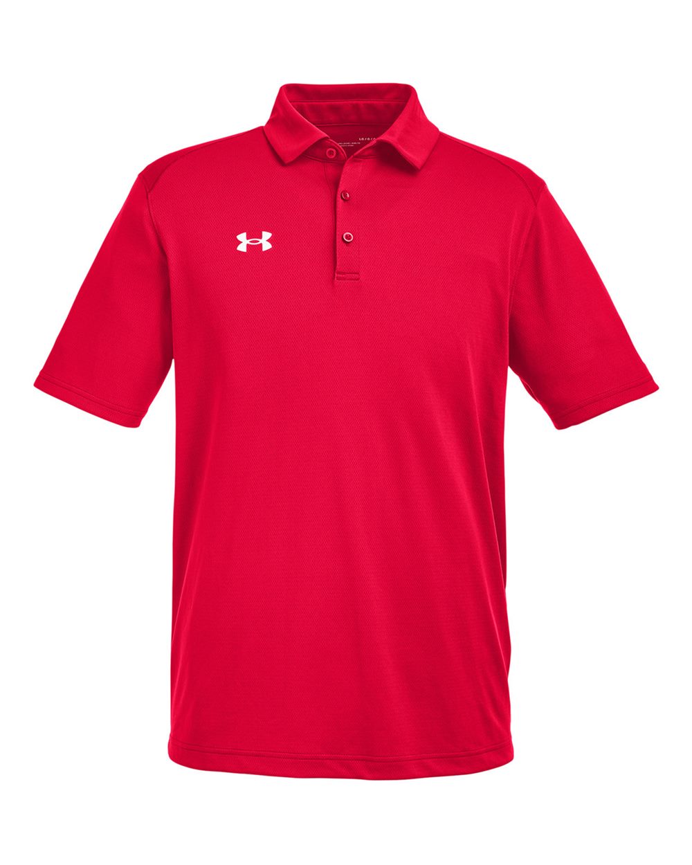 Under Armour 1370399 Men's Tech Polo in Red/White