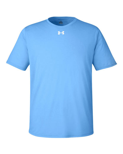 Under Armour 1376842 Men's Team Tech T-Shirt in Carolina Blue/White