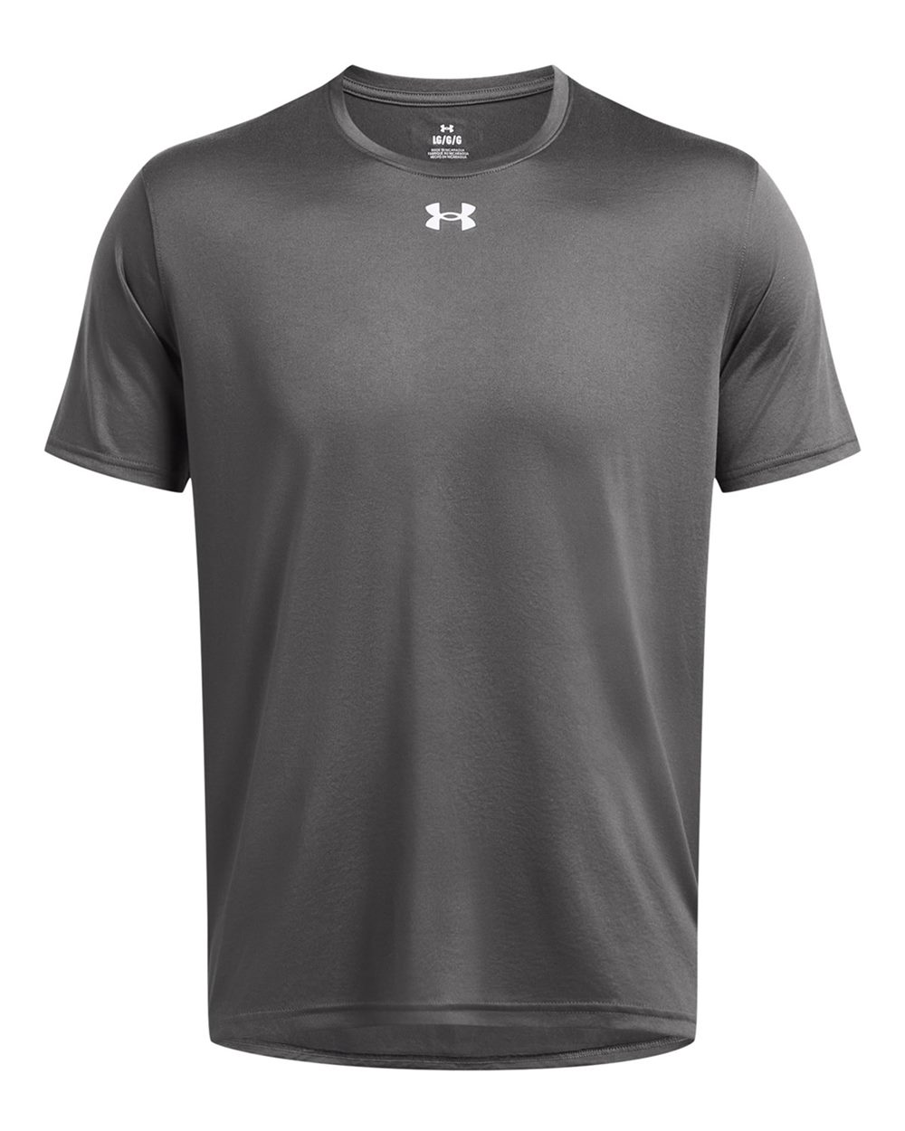 Under Armour 1376842 Men's Team Tech T-Shirt in Castlerock/White