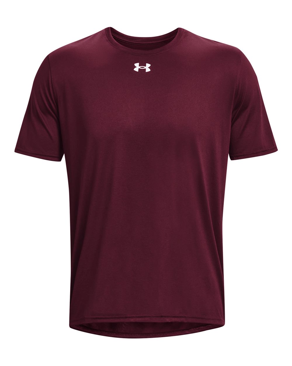Under Armour 1376842 Men's Team Tech T-Shirt in Maroon/White