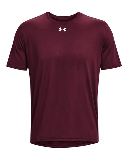 Under Armour 1376842 Men's Team Tech T-Shirt in Maroon/White