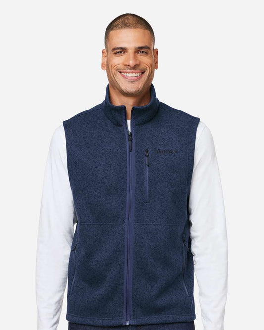 Marmot Men's Drop Line Vest in Arctic Navy Heather, style M16224