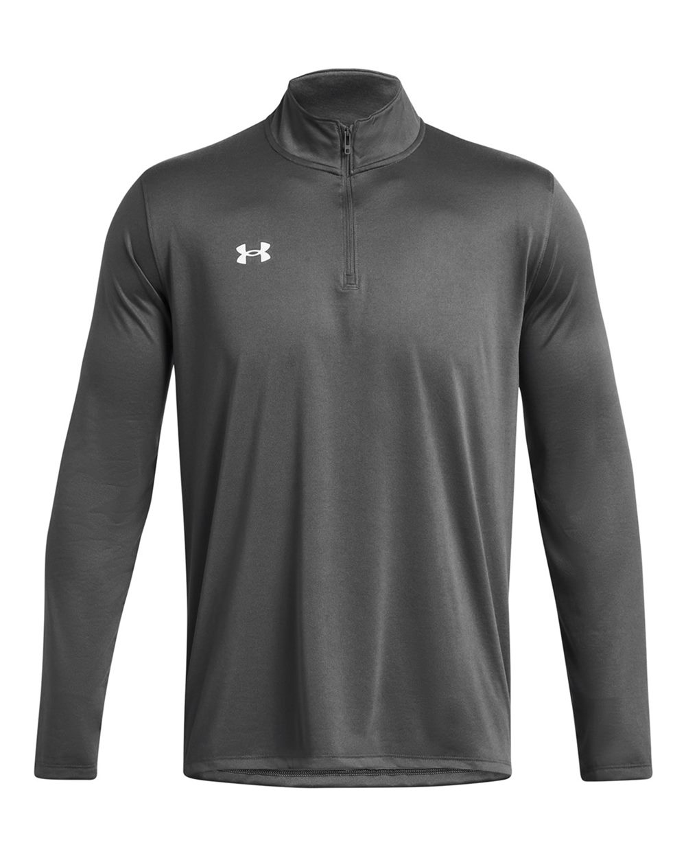 Under Armour 1376844 Men's Team Tech Quarter-Zip in Castlerock/White