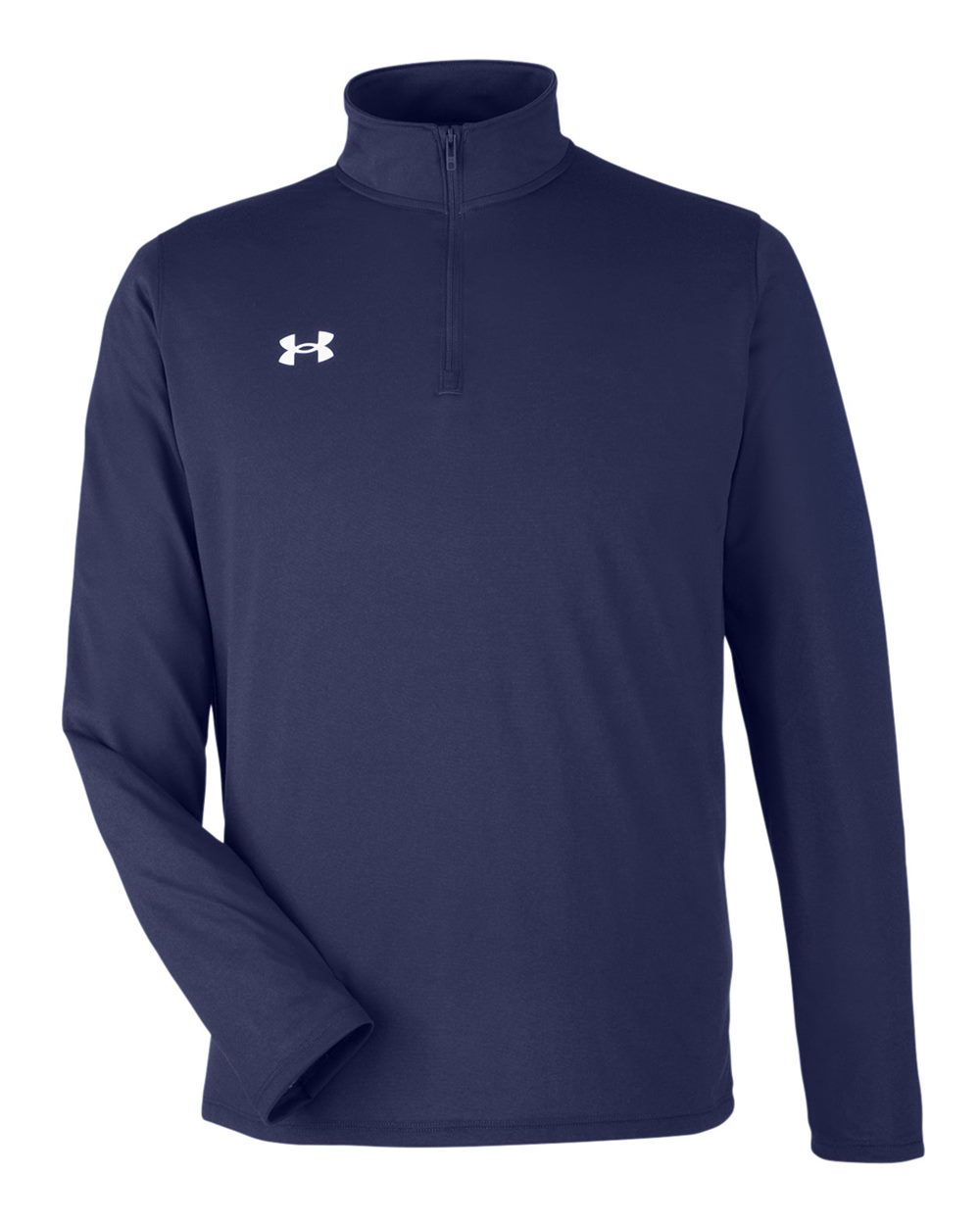 Under Armour 1376844 Men's Team Tech Quarter-Zip in Midnight Navy/White