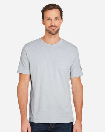 Under Armour Men's Athletic 2.0 T-Shirt in Mod Grey Medium Heather/ Black, style 1383264