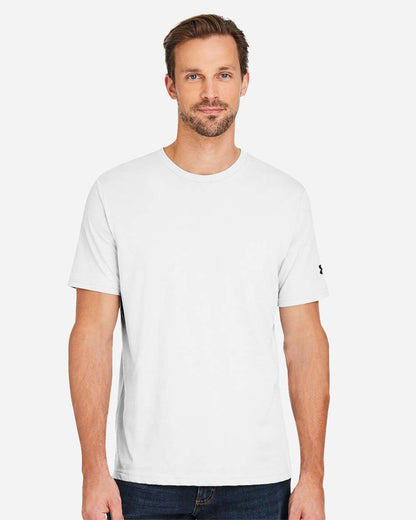 Under Armour Men's Athletic 2.0 T-Shirt in White/ Black, style 1383264