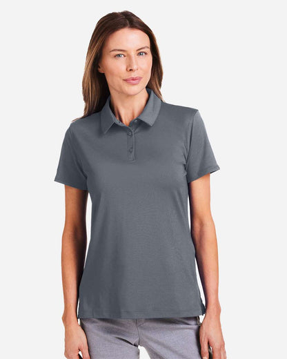 Under Armour Women's Recycled Polo in Castlerock/ White, style 1385910
