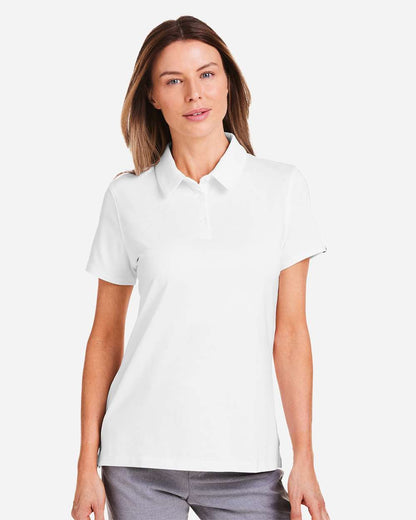 Under Armour Women's Recycled Polo in White/ White, style 1385910