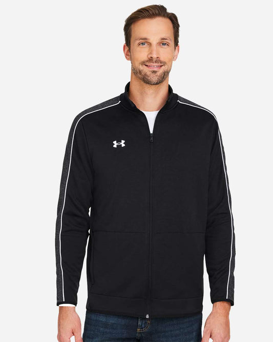 Under Armour Men's Command Full-Zip 2.0 Jacket in Black/ White, style 1383259