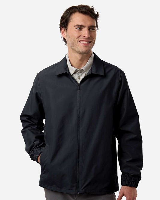 adidas Men's Lifestyle Full-Zip Jacket in Black, style A714