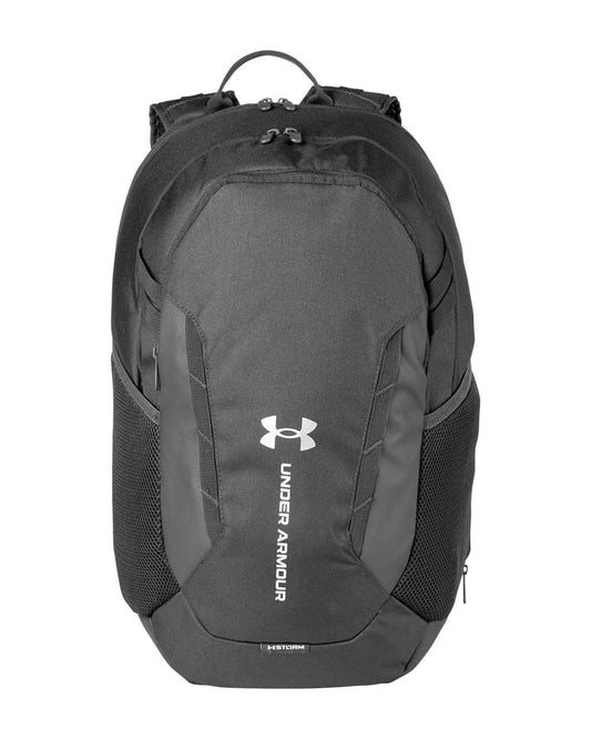 Under Armour Hustle Team Backpack 6.0 in Black, style 1384673