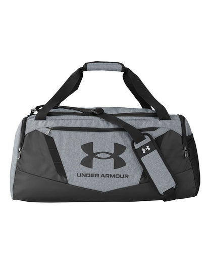 Under Armour Undeniable 5.0 MD Duffel Bag in Pitch Grey Medium Heather/ Black, style 1369223