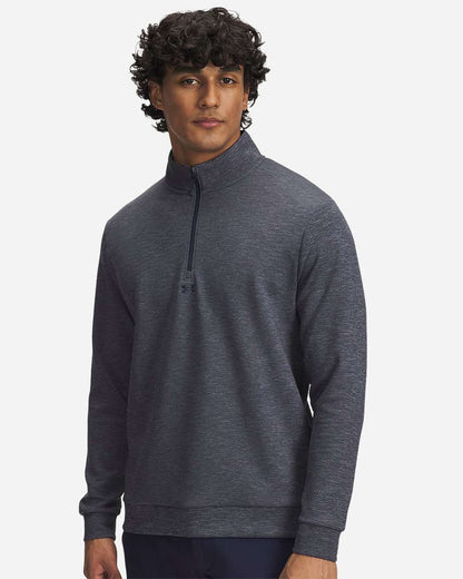 Under Armour Men's Drive Midlayer Quarter-Zip Pullover in Midnight Navy/ Midnight Navy, style 1387124