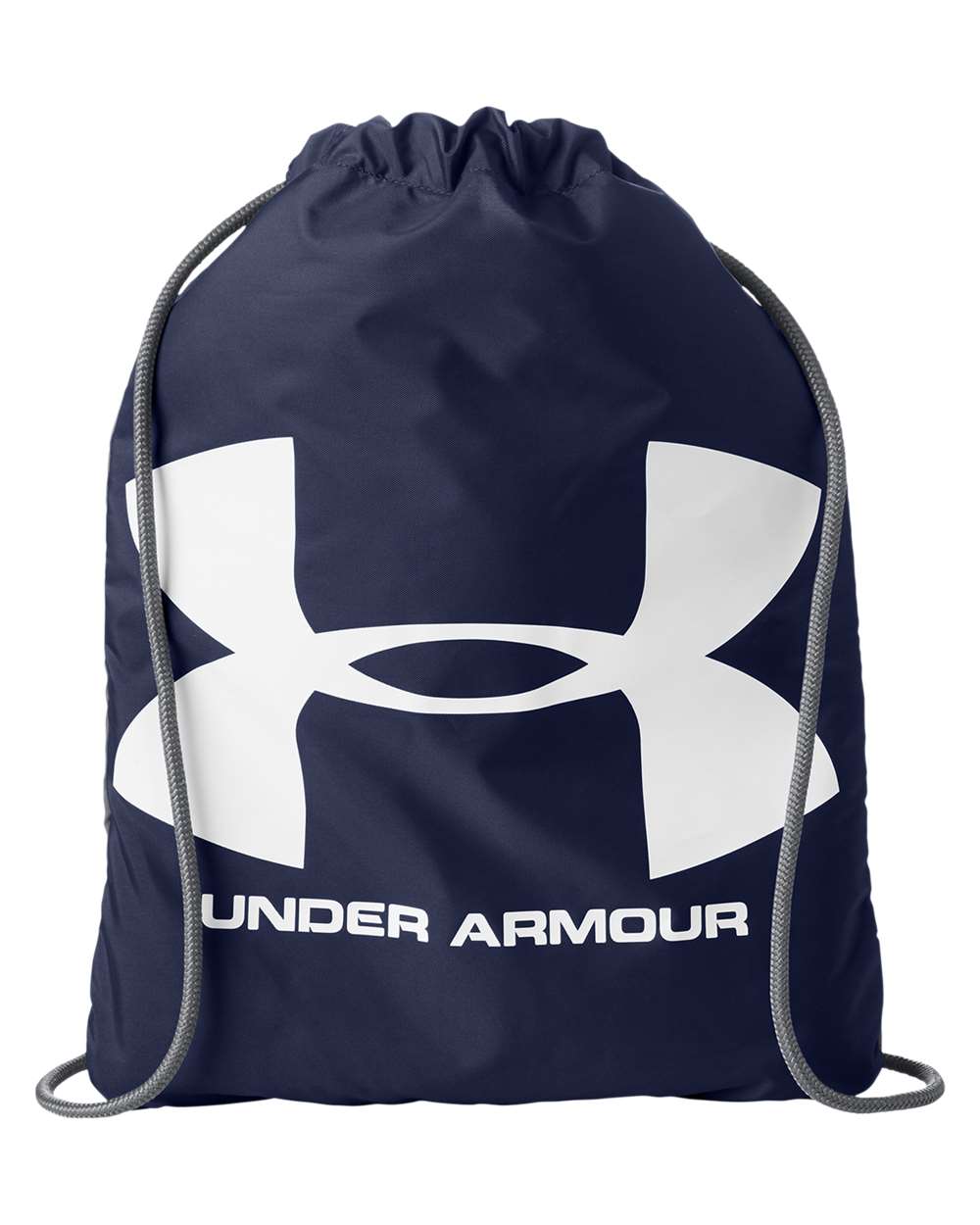 Under Armour Ozsee Sackpack Drawstring Bag in Midnight Navy/ White, style 1240539