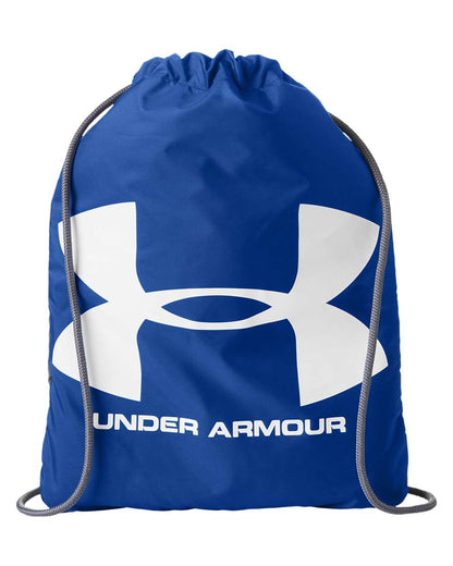 Under Armour Ozsee Sackpack Drawstring Bag in Royal/ Steel, style 1240539