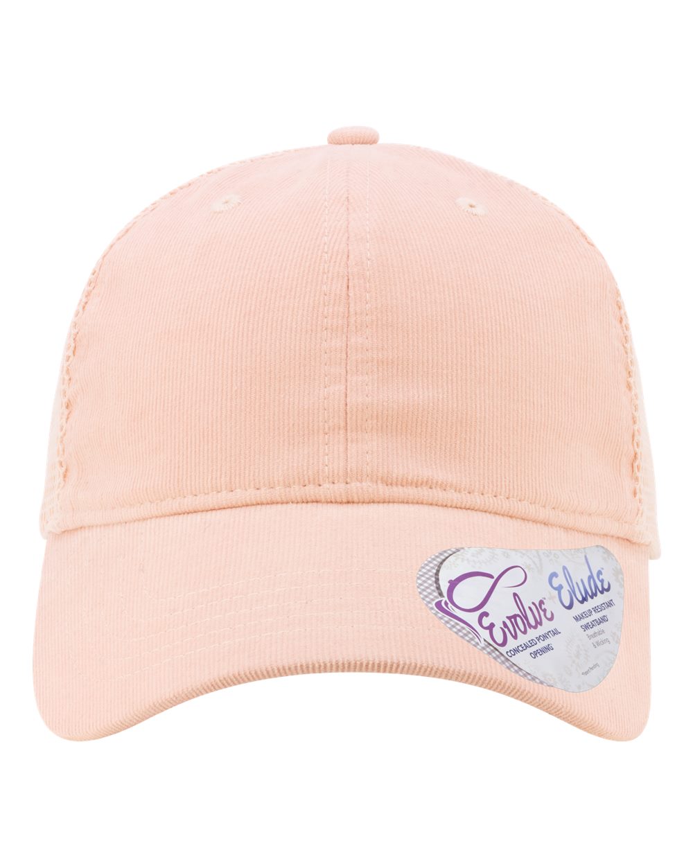 Infinity Her Women's Corduroy Cap blank in Pink Sorbet/ Floral/ Pink Sorbet, style JO