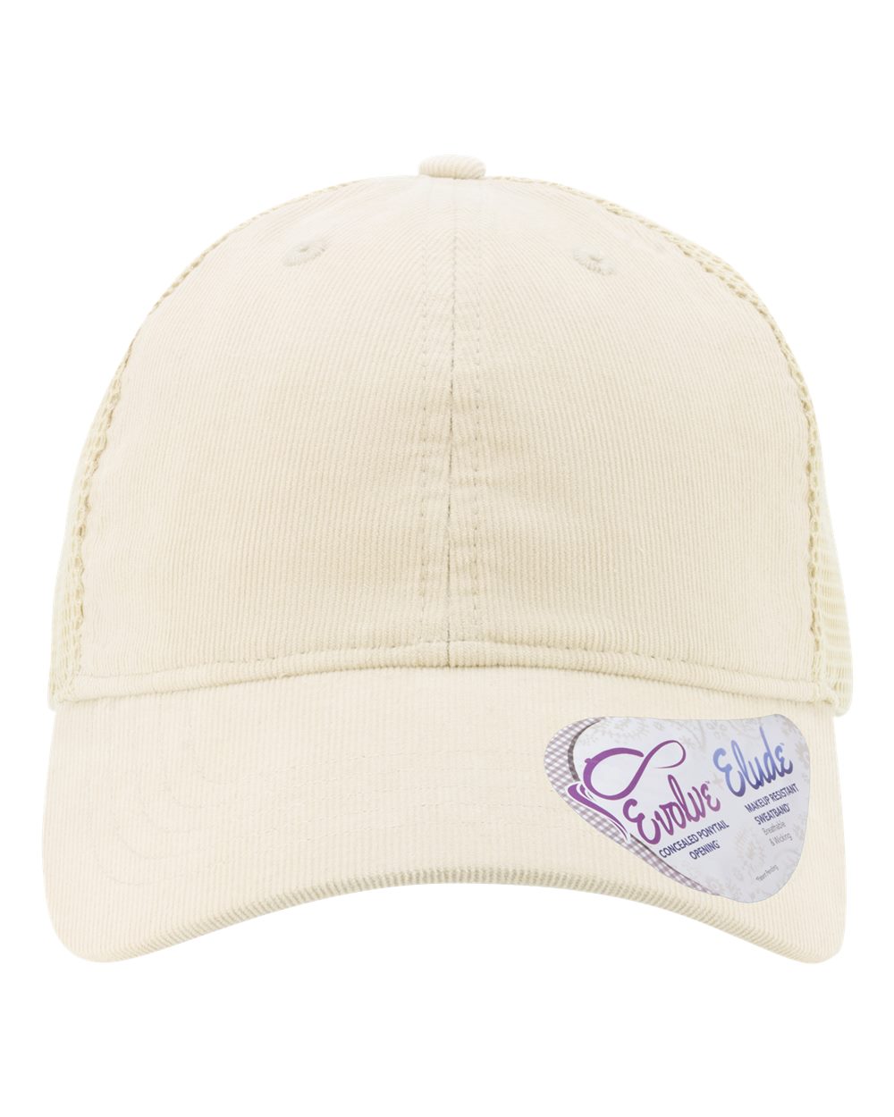 Infinity Her Women's Corduroy Cap blank in Vanilla/ Tonal Longhorn/ Vanilla, style JO
