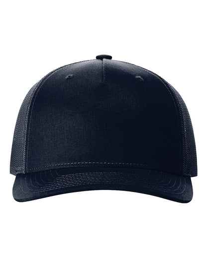 Richardson 112FP Five-Panel Trucker Cap in Navy