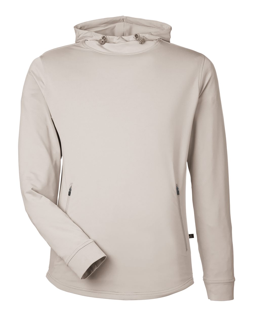 Swannies Men's Ivy Hooded Sweatshirt blank in Tan, style SWI600