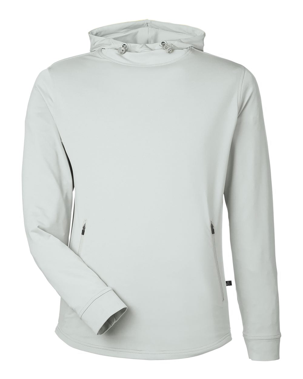 Swannies Men's Ivy Hooded Sweatshirt blank in Glacier/ Glacier, style SWI600