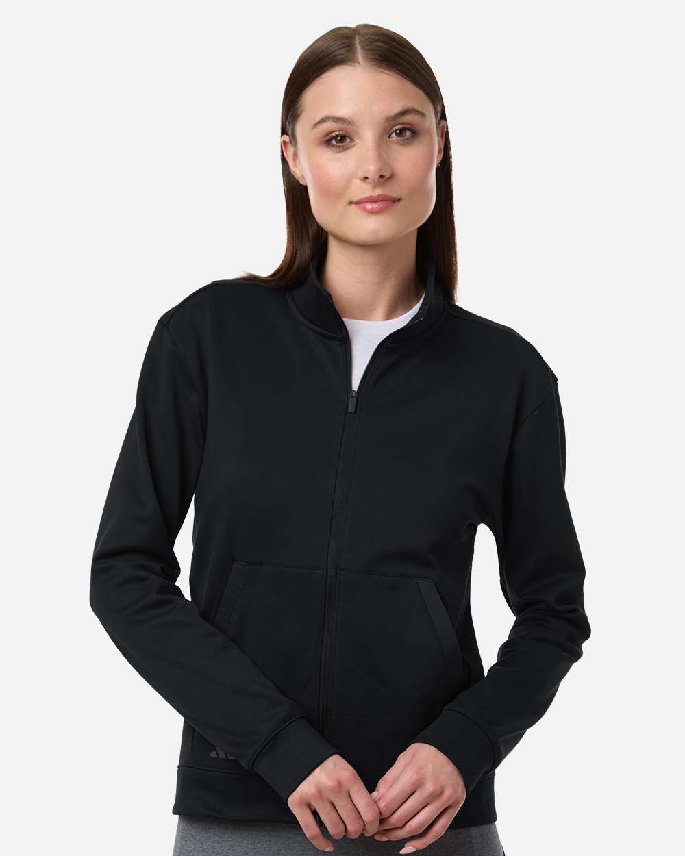 adidas Women's Ultimate365 COLD. RDY Full-Zip Jacket in Black, style A1011