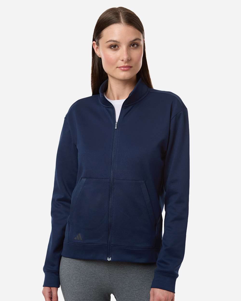 adidas Women's Ultimate365 COLD. RDY Full-Zip Jacket in Collegiate Navy, style A1011