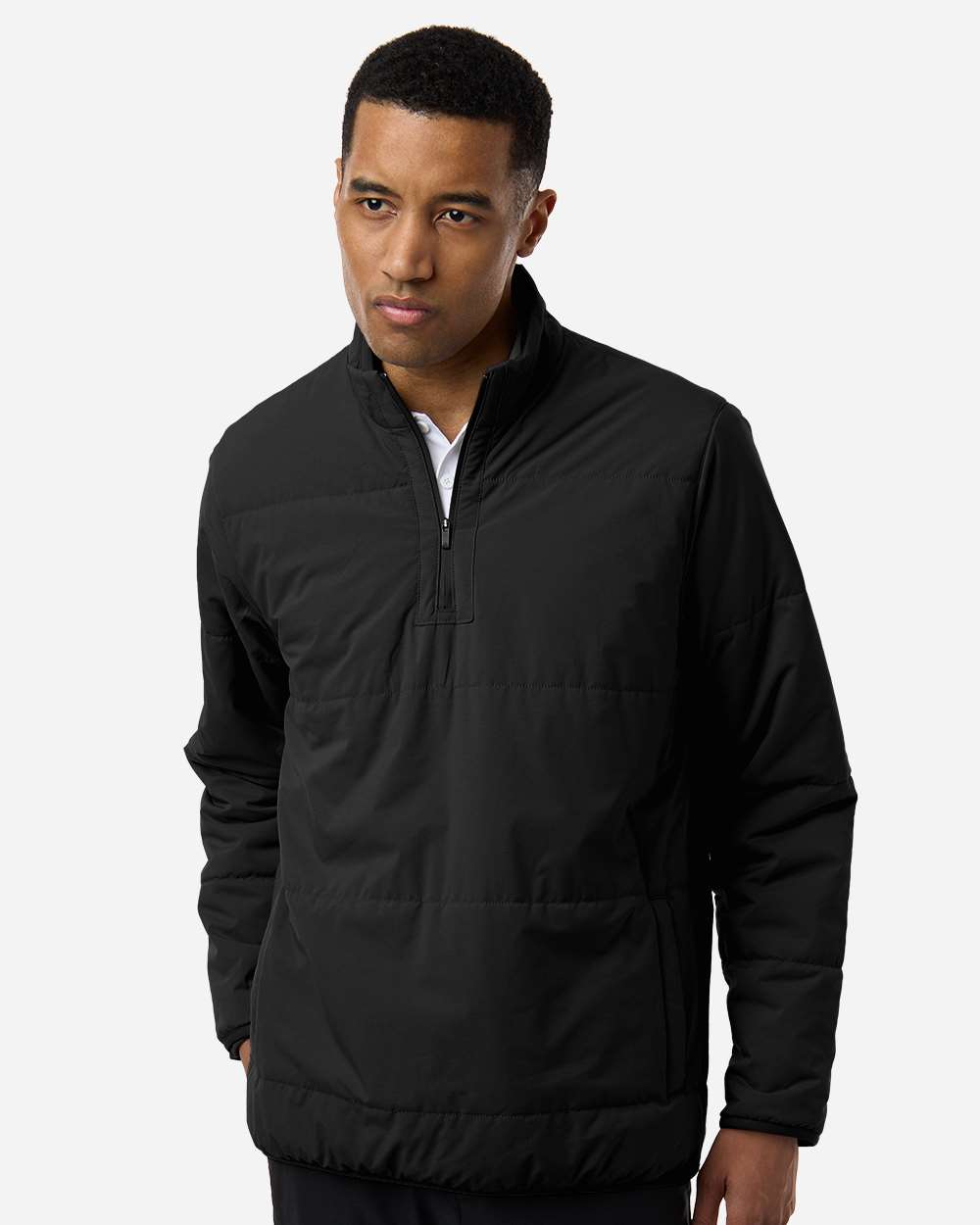 adidas Men's Ultimate365 Arctic Quarter-Zip Jacket in Black, style A2016