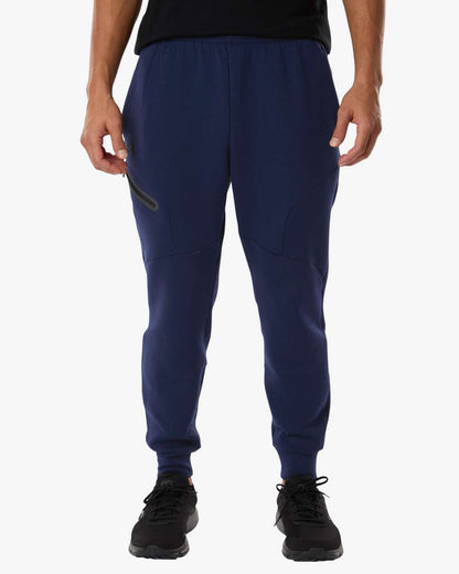 Under Armour Men's Unstoppable Fleece Joggers in Midnight Navy/ Black, style 1379808