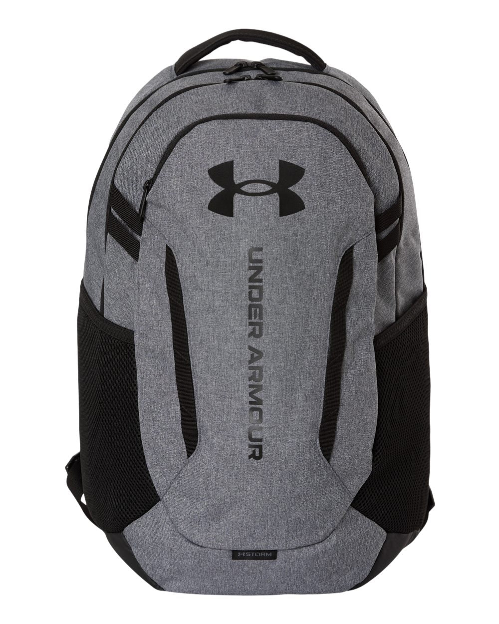 Under Armour Hustle Backpack 6.0 in Castlerock Heather/ Black, style 1384672