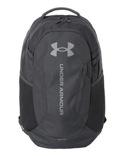 Under Armour Hustle Backpack 6.0 in Castlerock/ Stealth Grey, style 1384672