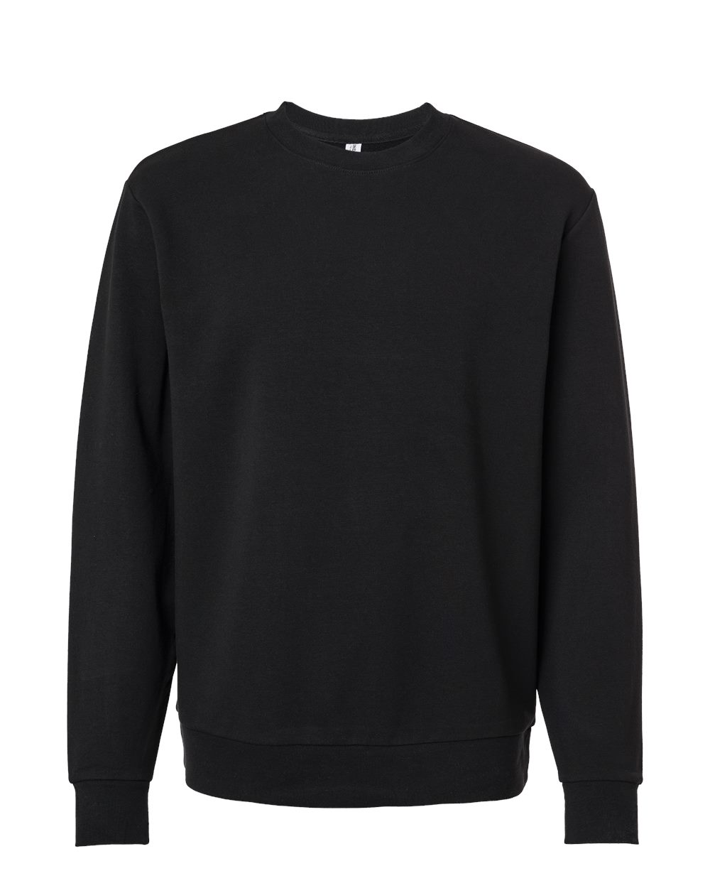 Independent Trading Co. Lux Heavyweight Modal Crewneck Sweatshirt blank in Black, style INDLUXCREW