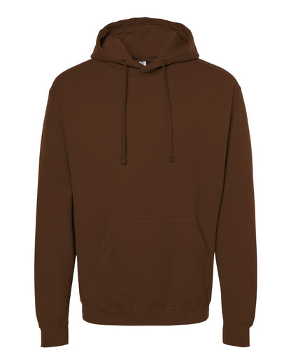 Tultex Unisex Fleece Hooded Sweatshirt blank in Brown, style 320