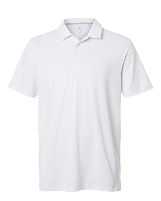 Puma Golf Men's Icon Polo 2.0 blank in White Glow, style 631055