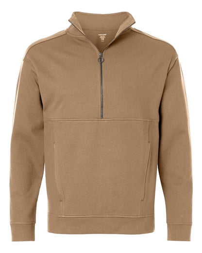 North End Men's Mantra Half-Zip Ottoman Pullover blank in Cafe, style NE220