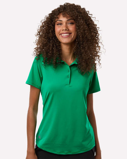 adidas Women's Ultimate365 Solid Polo in Court Green, style A515