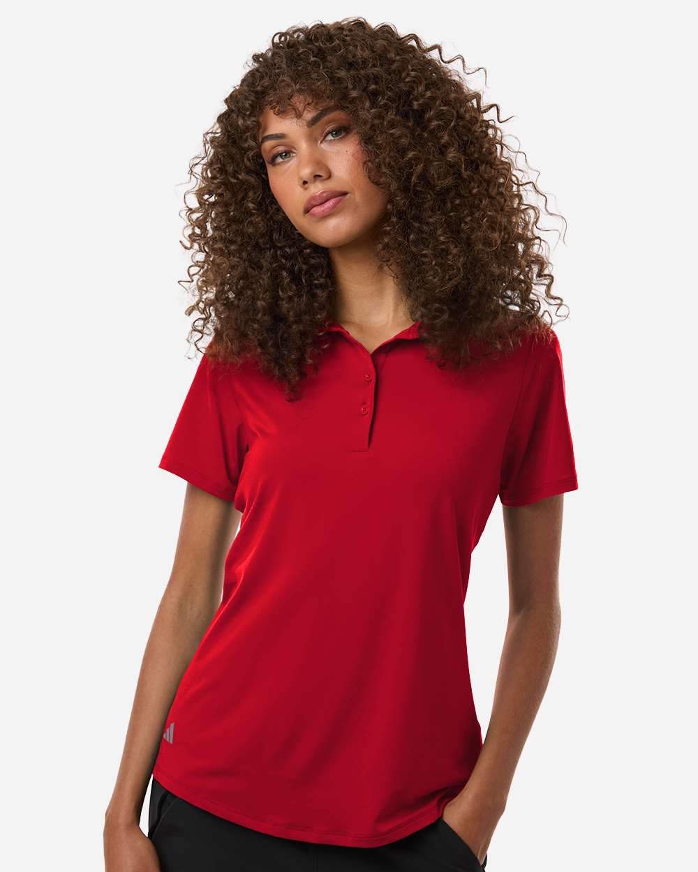adidas Women's Ultimate365 Solid Polo in Power Red, style A515