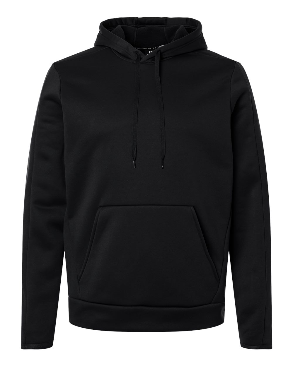 Under Armour Men's Armour Fleece Pro Hooded Sweatshirt in Black/ White, style 6010164