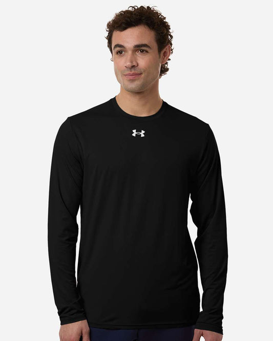 Under Armour Men's Team Vanish Long Sleeve T-Shirt in Black/ White, style 6014166