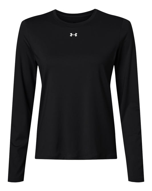 Under Armour Women's Team Vanish Long Sleeve T-Shirt in Black/ White, style 6014457