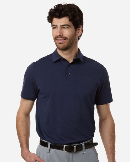 Under Armour Men's Drive Bonded Polo in Midnight Navy/ Castlerock, style 6009652
