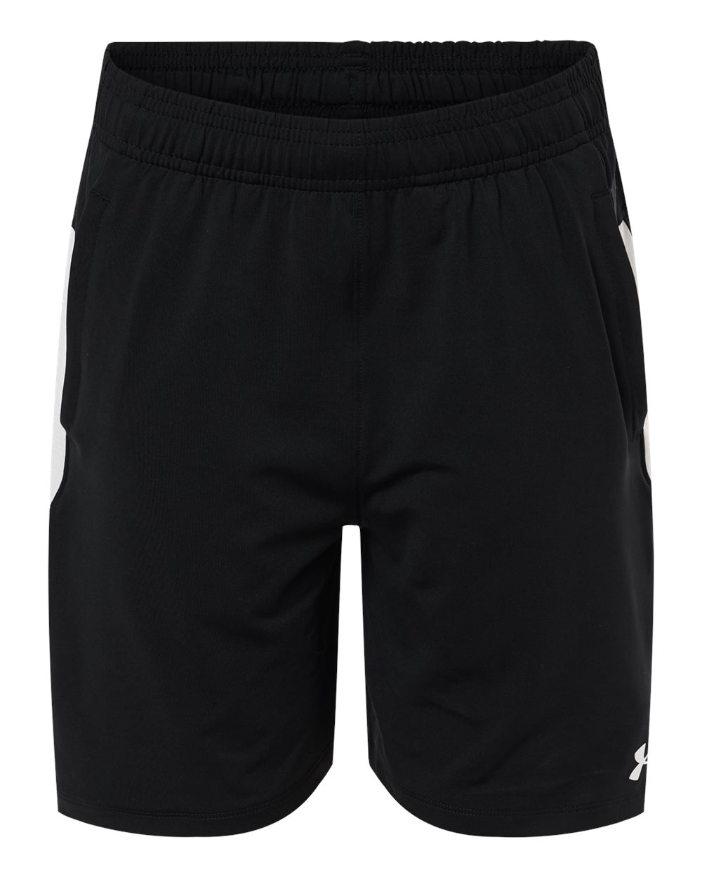 Under Armour Youth Tech Vent Short in Black/ White, style 6012348