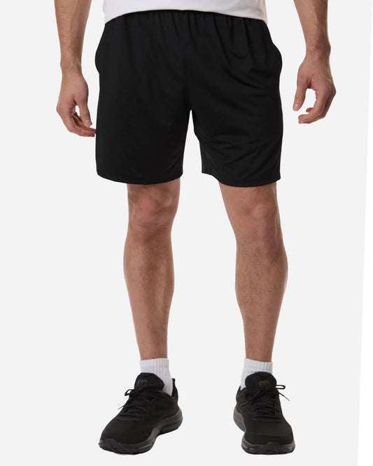 Under Armour Men’s Tech Vent 7" Shorts in Black/ Pitch Grey, style 6010858