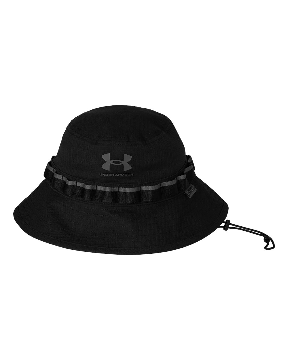 Under Armour AV Bucket Hat in Black/ Castlerock, style 1383434